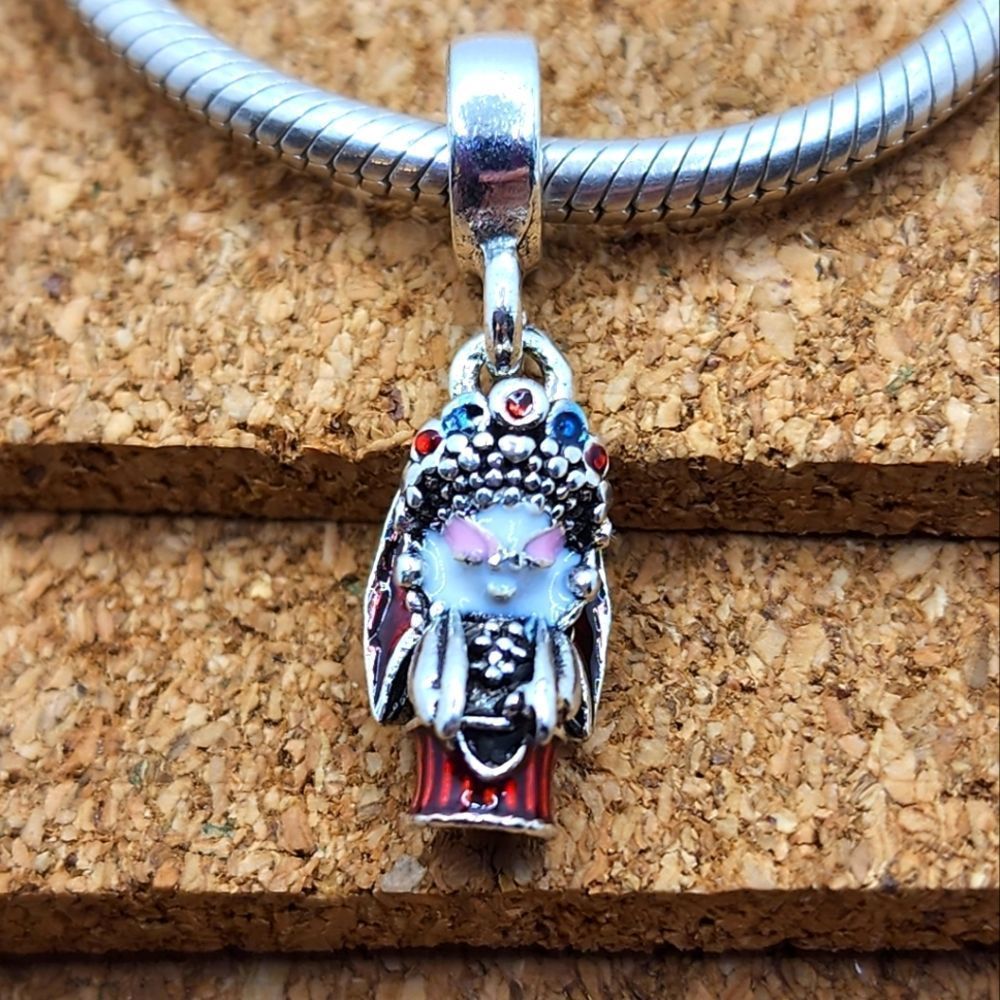 5/$21 ❤️ WHITE AND RED OPERA DOLL CHARM FOR PANDORA BRACELETS